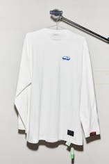 Koji Shiouchi x AtoZ MUSEUM® x BODYSONG.:Daydream-longT_KSxBS./WHITE_BLUE(AZ16-LS01)【One Size】